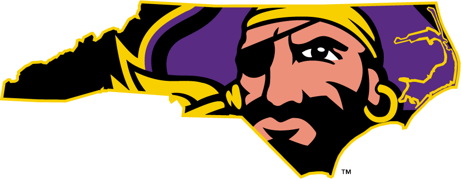 East Carolina Pirates 2009-2014 Secondary Logo iron on transfers for T-shirts